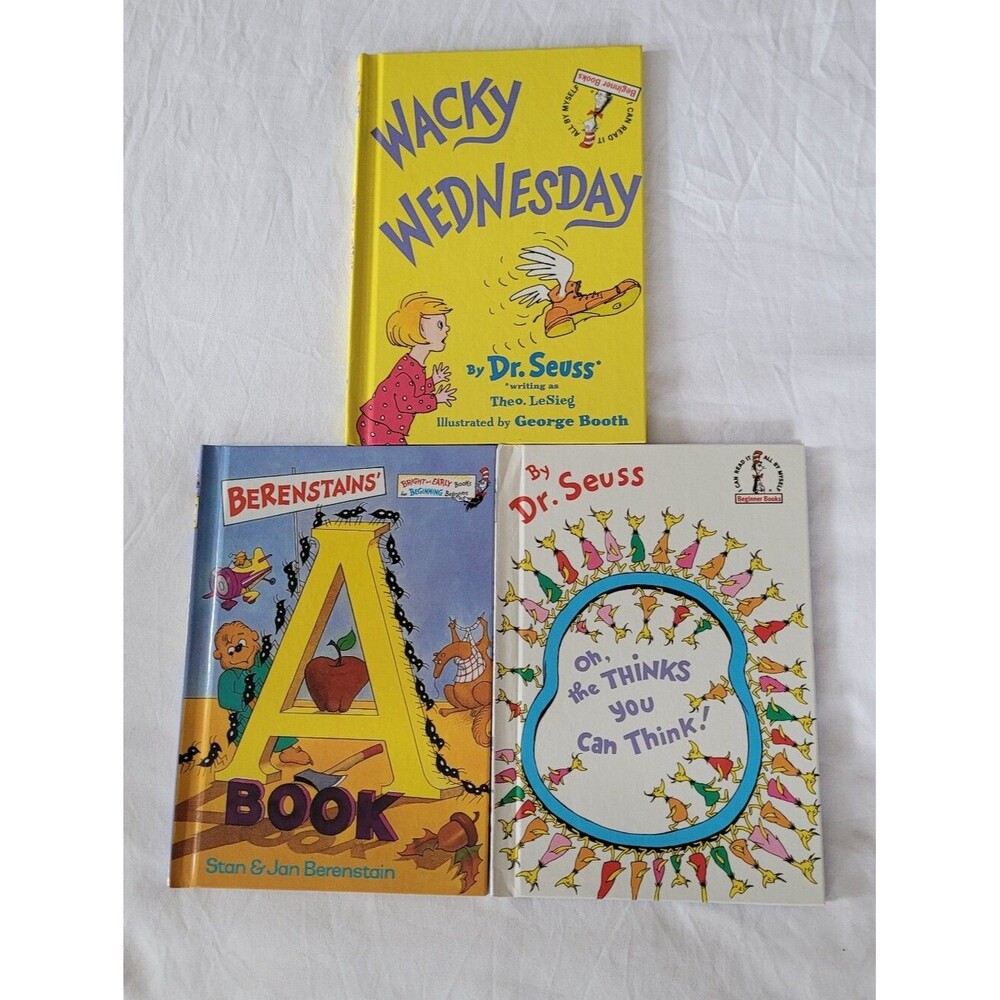 Dr. Seuss 3 Hardcover Book Bundle